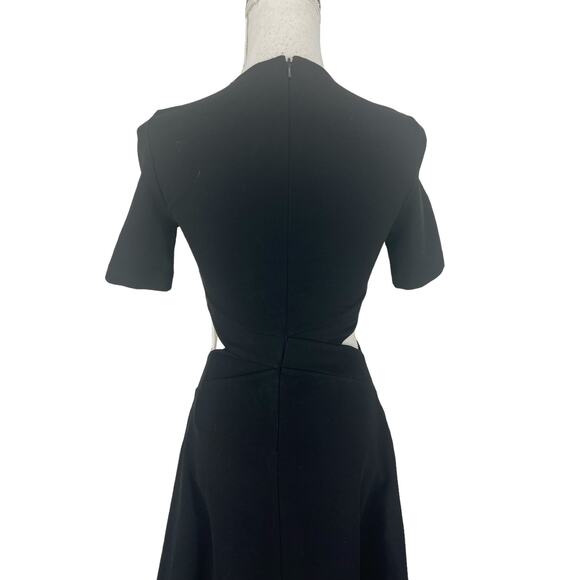 Rosetta Getty Cutout Stretch Jersey Midi Dress In Black - Picture 16 of 16